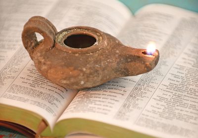 bible open to the book of revelation